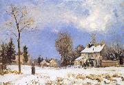 Snow housing Camille Pissarro